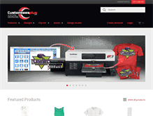 Tablet Screenshot of customteesplus.com